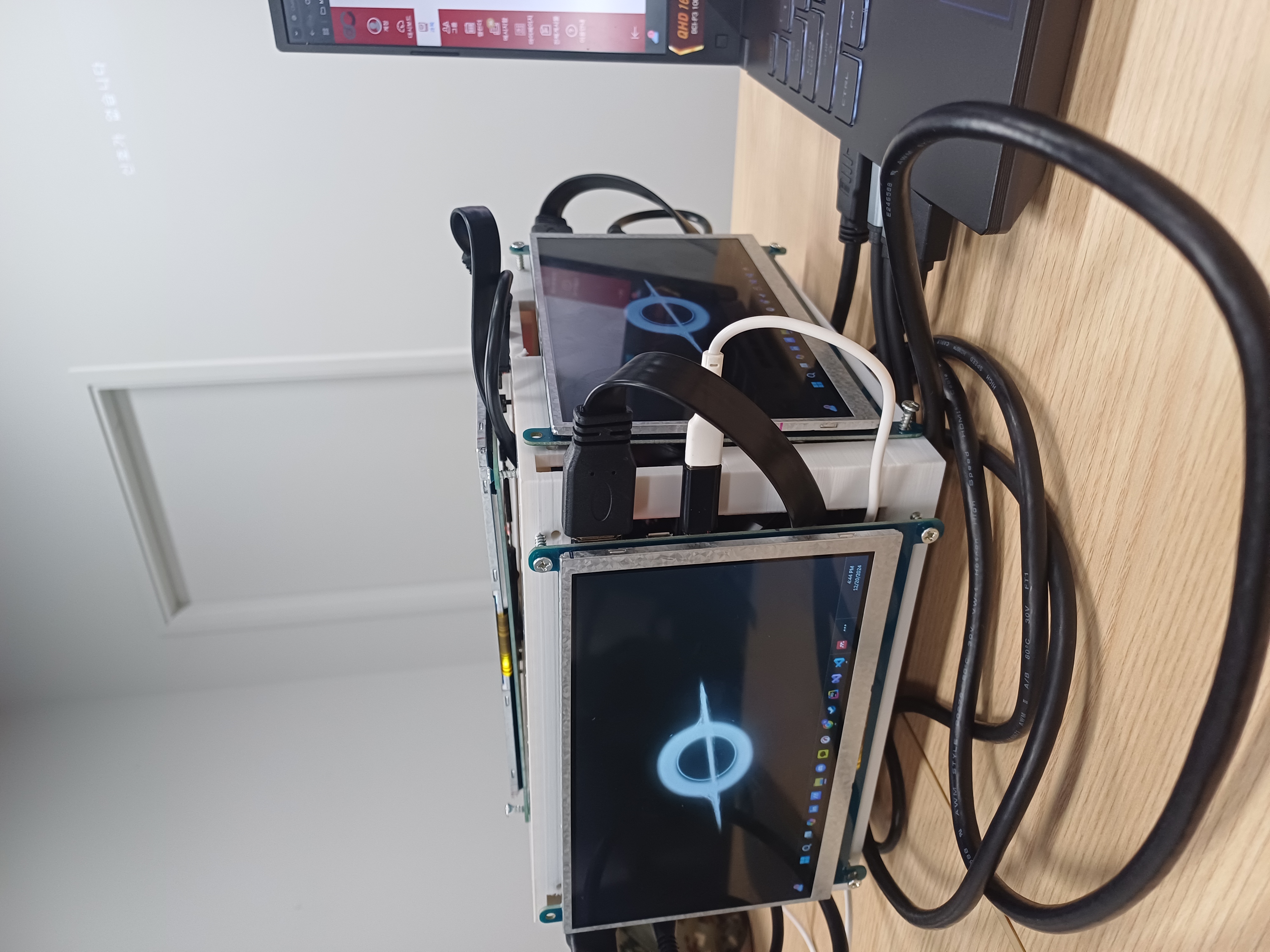 Parallax Display Cube viewed from another angle.